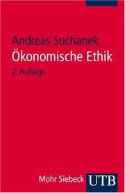 Cover of: Ökonomische Ethik.