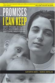 Cover of: Promises I Can Keep by Kathryn Edin, Maria Kefalas