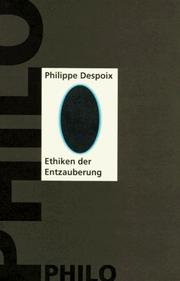 Cover of: Ethiken der Entzauberung.