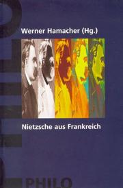Cover of: Nietzsche aus Frankreich.