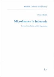 Cover of: Microfinance in Indonesia: Between State, Market and Self-Organization