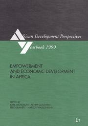 Cover of: Empowerment and Economic Development in Africa | 