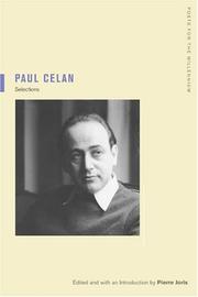 Cover of: Paul Celan by Paul Celan