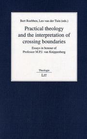 Practical theology and the interpretation of crossing boundaries by Bert Roebben