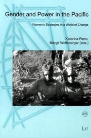 Cover of: Gender and Power in the Pacific: Women's Strategies in a World of Change (Novara - Contributions to Research on the Pacific)