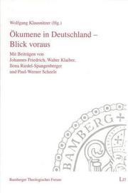 Cover of: Ökumene in Deutschland - Blick voraus.