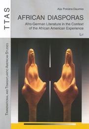Cover of: African Diasporas: Afro-German Literature in the Context of the African American Experience (Transnational and Transatlantic American Studies)