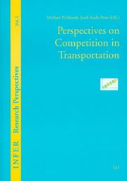 Cover of: Perspectives on Competition in Transportation | 