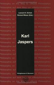 Karl Jaspers by Leonard H. Ehrlich, Richard Wisser