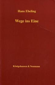 Cover of: Wege ins Eine.