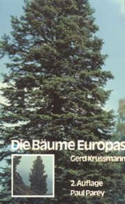 Cover of: Die Bäume Europas. Ein Taschenbuch für Naturfreunde.