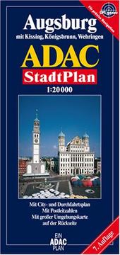 Cover of: Augsburg ADAC Stadtplan 1:15 000: Mit Cityplan, mit Rad- und Wanderwegen, mit Postleitzahlen : mit grosser Umgebungskarte