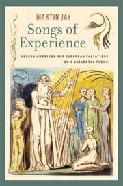 Cover of: Songs of Experience by Martin Jay