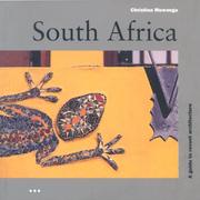 Cover of: South Africa (Architecture Guides)