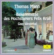 Cover of: Felix Krull. 13 CD. by Thomas Mann