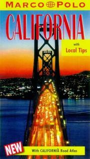 Cover of: Marco Polo California Travel Guide (Marco Polo Travel Guides) by Marco Polo