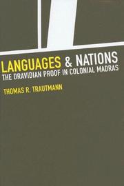 Languages and nations by Thomas R. Trautmann