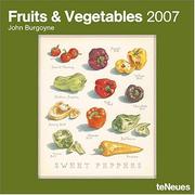 Cover of: Fruits & Vegetables 2007 Calendar | 