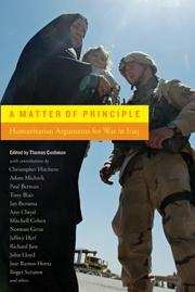 Cover of: A Matter of Principle by Thomas Cushman