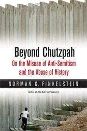 Cover of: Beyond Chutzpah by Norman G. Finkelstein