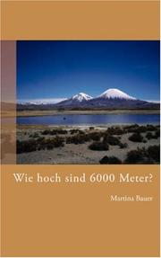 Cover of: Wie hoch sind 6000 Meter?