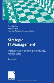 Front cover of Strategic IT Management by Dirk Buchta