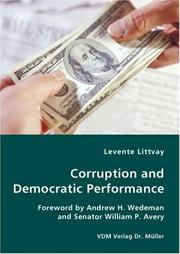 Cover of: Corruption and Democratic Performance