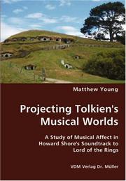 Cover of: Projecting Tolkien's Musical Worlds