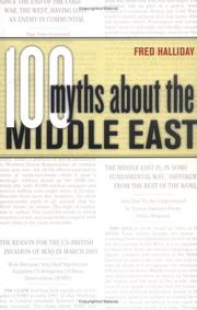 100 Myths about the Middle East by Fred Halliday, Fred Halliday