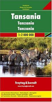 Cover of: Tanzania by Freytag, Berndt und Artaria.
