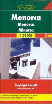 Cover of: Minorca Road Map (Country Road & Touring)