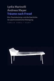 TrÃ¤ume nach Freud by Andreas Mayer Lydia Marinelli, Lydia Marinelli