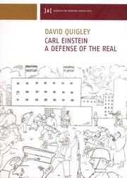 Cover of: A Defense of the Real: By David Quigley