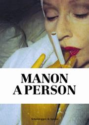 Cover of: Manon-A Person by 