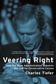Cover of: Veering Right by Charles Tiefer