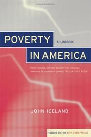 Cover of: Poverty in America: a handbook