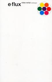 cover of E-flux Video Rental Catalogue