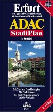 Cover of: Erfurt ADAC Stadtplan 1:12 500: Neu!