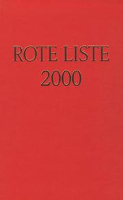 Cover of: Rote Liste 2000 | Editio Cantor Verlag