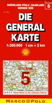 Cover of: Die Generalkarte, Grossraum-Ausgabe 1:200.000: Bundesrepublik Deutschland (Marco Polo Regional Maps: Germany)