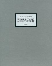 Cover of: Karl Lagerfeld: Modern Italian Architecture