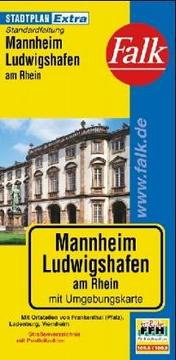 Mannheim, Ludwigshafen by Falk-Verlag