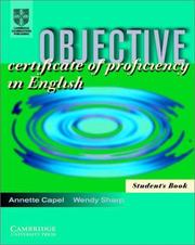 Cover of: Objective Proficiency Student's Book