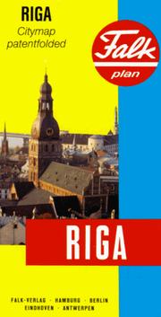 Cover of: Riga Citymap, Patentfolded: Riga (Falk Plan)