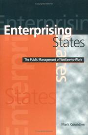 Cover of: Enterprising States by Mark Considine