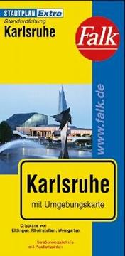 Cover of: Stadtplan Karlsruhe mit Umgebungskarte