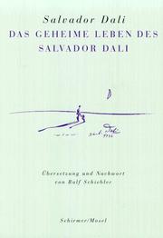 Cover of: Salvador Dali by Ralph Schiebler
