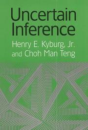 Cover of: Uncertain Inference