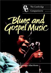 The Cambridge Companion to Blues and Gospel Music by Allan Moore