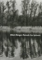 Cover of: Albert Renger-Patzsch by Albert Renger-Patzsch